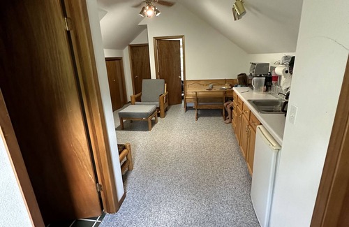 Lake Nebagamon Cabina | New 2 bedroom cottage house sleeps 7 on 214 ft lake frontage!