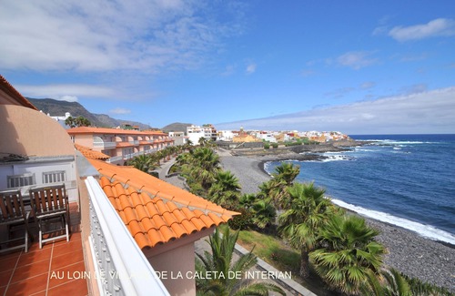 Garachico Apartamento | Nuevo 2010-Atico 1 dormitorio frente mar-doble terrazas norte-sur