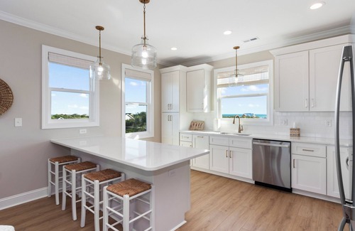 Emerald Isle Casa | New 2025 4 BR Luxury Home w/ Pool, Elevator, Gourmet Kitchen & Ocean-Sound Views