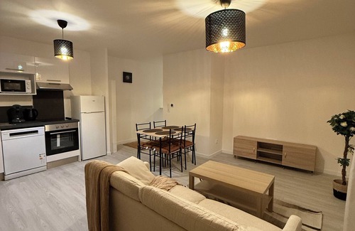 Centre Ville Rive Gauche Apartamento | New apartment 5 minutes from Rouen's historic center - breathtaking view.