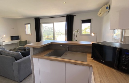 Saint-Florent Apartamento | Nuevo apartamento con magníficas vistas de la playa de la Roya