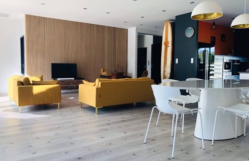 Moliets-et-Maa Villa | NUEVO ARQUITECTO VILLA 2018, CONTEMPORÁNEO, PISCINA PRIVADA CLIMATIZADA, WIFI,