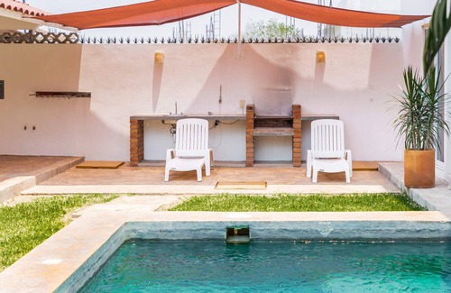 Emiliano Zapata Apartamento | NEW! Beach 660 mts, Tropical Garden, BBQ, Pool