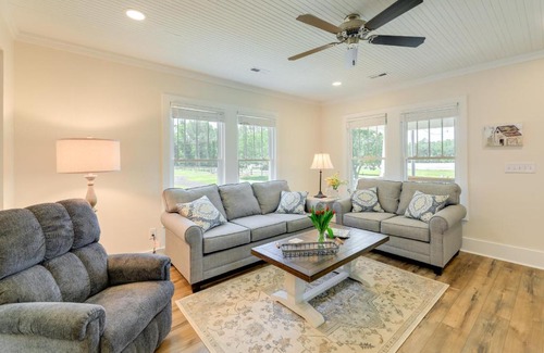 New Bern Casa | New Bern Vacation Rental on Farm with Fire Pit!