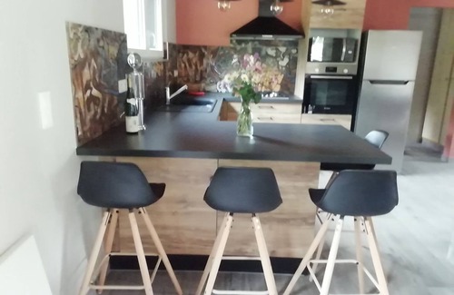Husseren-Wesserling Casa | New chalet 200m² 9personnes spa intérieur, 4 bedrooms