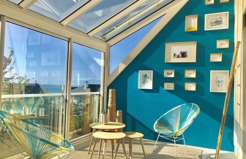 Donville-les-Bains Casa | [NUEVO] Cómoda casa con vistas al mar a 100 metros de la playa.