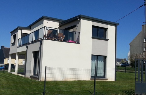 Plomodiern Casa | Nueva villa confortable con vistas panorámicas al mar, Plomodiern - Pors ar vag beach