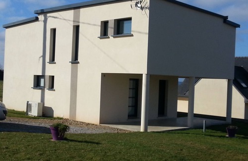 Plomodiern Casa | Nueva villa confortable con vistas panorámicas al mar, Plomodiern - Pors ar vag beach