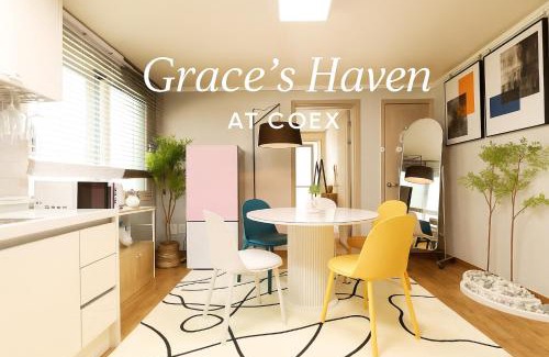 COEX Apartamento | New! Cozy! #Grace Haven at Coex# wifi,Netflix,Youtube, 3-min Subway #Next to Coex# Gangnam District, Jamsil, Lotte world#