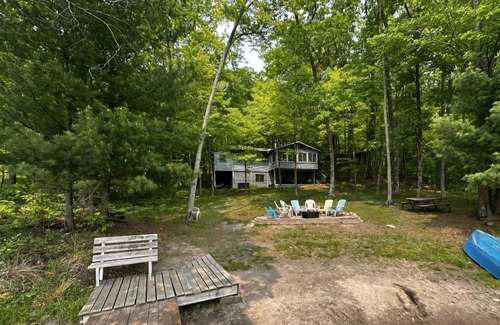 Birchwood Cabina | New! Douglas Lakeside Retreat- Paddleboards, kayaks & canoe! Pet Friendly!