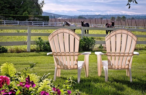 Grandview Cabaña | Cozy Rose Inn en el este de Wa. Vino país ..Middle de Yakima Valleyy