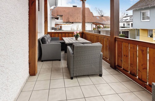 Radolfzell am Bodensee Apartamento | Nuevo apartamento vacacional 'Ankerplatz' con balcón sur y Wi-Fi