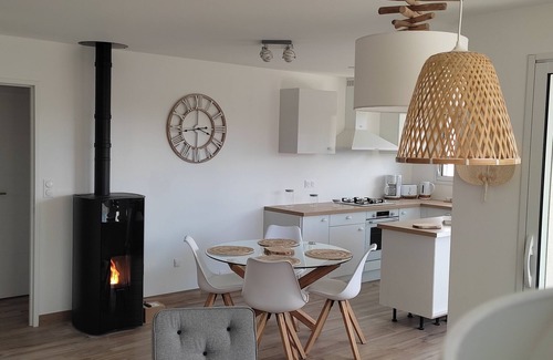 Pleherel-Plage-Vieux-Bourg Casa | New house for 2/4 people, jacuzzi, 900m from the Sables d'Or beach, free wifi