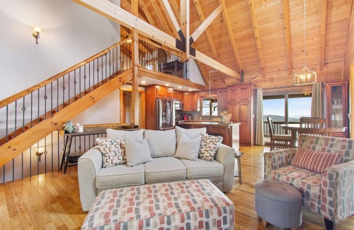 Dahlonega Casa | NEW listing! 3 bedrooms,game room,gorgeous mountain view-close to everything!