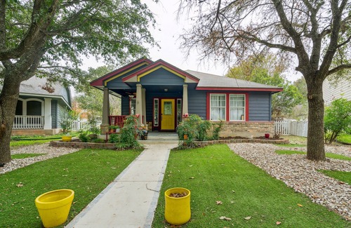 Kyle Casa | NEW LISTING! Eclectic Oasis: Artful & Colorful Comfort by RedAwning