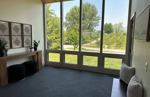 Traverse City Casa | New Listing! Incredible Views Home on Old Mission Peninsula