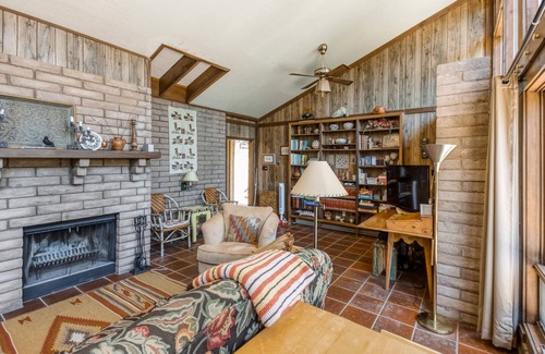 Angel Fire Casa | New listing! Lovely home filled with character w/ cozy fireplace and large patio