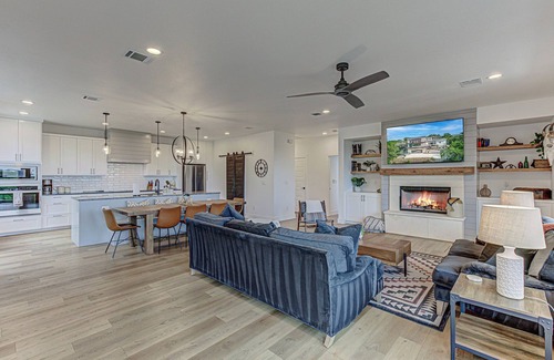 Point Venture Casa | NEW LISTING! Stunning Lakehouse with Views, Hot Tub & Game Room!