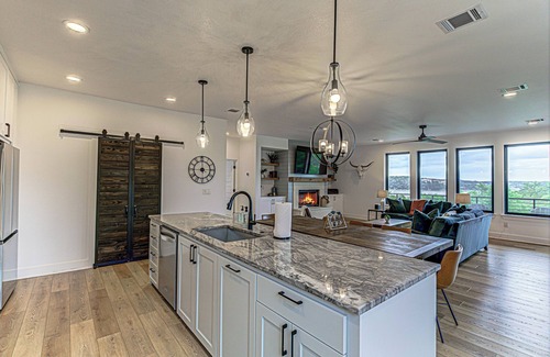 Point Venture Casa | NEW LISTING! Stunning Lakehouse with Views, Hot Tub & Game Room!