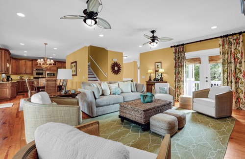 East Beach Casa | New Listing! Dog Friendly East Beach Home with Private Heated Pool | Steps Away from the Beach!