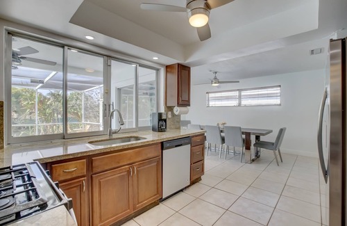 Sunrise Villa | New! Lush Villa w/ Pool and King Bed Sleeps 10..
