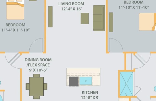 Deerwood Apartamento | New luxury 2 bedroom, 2 bathroom near Beaches, Shopping, and Hospitals (2431)