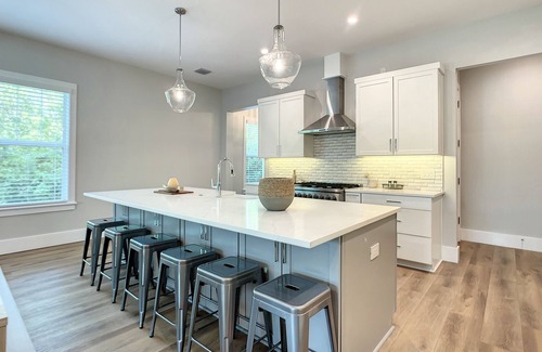 New Smyrna Beach Casa | New Luxury Duplex, Private Pool, Walk to Flagler