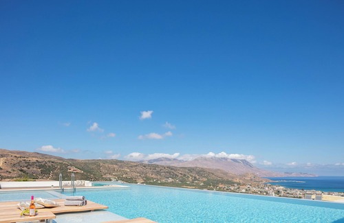 Kissamos Villa | New luxury Villa Camellia with breathtaking view!!