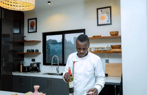 Kigali Villa | NEW luxury Villa, private outdoor space terrace with a view