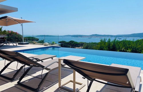 Guerrevieille Villa | New luxury villa with magical sea view over the Gulf of St Tropez
