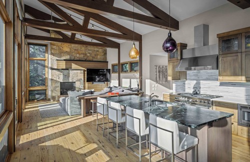Weisshorn Casa | New Modern Chalet by InvitedHome | Shuttle to Ski, Lounges, Deck, Firepit, Views