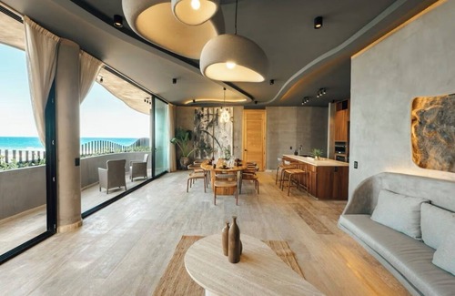 Ek Balam Village Condominio | New Oceanfront - 3BDR Residence - Private Terrace