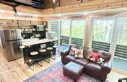 Kedron Cabina | NEW PRIVATE Quiet Cabin~Mountain Forest View~3 KING BEDS~FIRE PIT, 1 ACRE~HIKING
