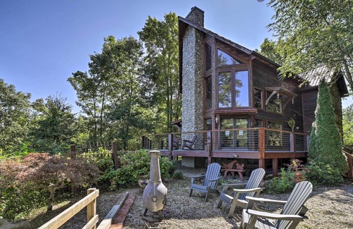 Robbinsville Cabina | ¡NUEVO! Refugio aislado del bosque de Nantahala con vistas al monte
