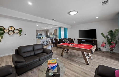 Desert Hot Springs Casa | New: Spacious Backyard, Pool & Hot Tub, Gameroom