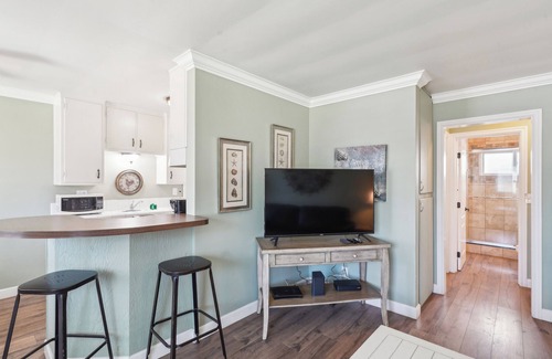 Carpinteria Condominio | Charming Full 1 bed Condo Steps from Sand! with WiFi