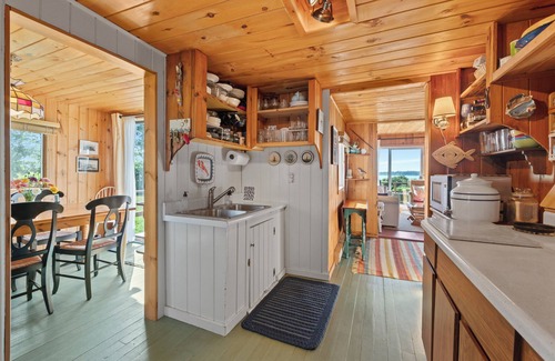 Mid-Coast and Islands Cabaña | New! The Beach Pea 2 BR/1 BA Beachside bungalow feet from the Maine shore.