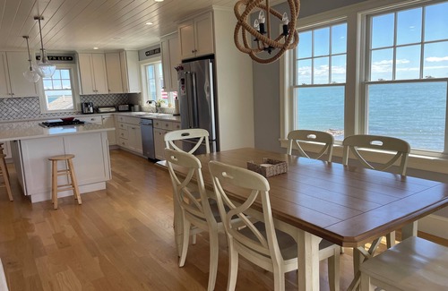Popponesset Casa | Ocean Front Gem, 10 steps to Beach! New to Market, Teaser Rate for August 2025!