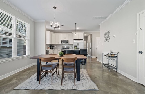 Crosstown Casa | NEW Townhome - Gated Parking, DT/Midtown Close