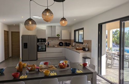 Joyeuse Villa | New Villa Floria**** with Private Heated Pool in South Ardèche