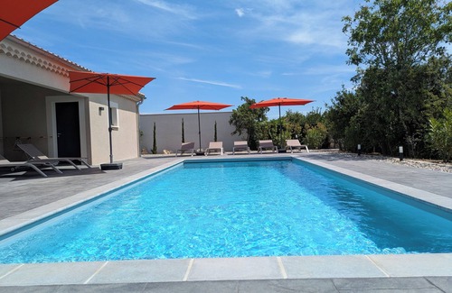 Joyeuse Villa | New Villa Floria**** with Private Heated Pool in South Ardèche