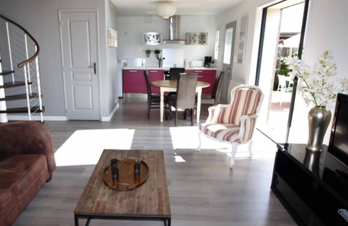 Saint-Suliac Casa | Nueva villa con terraza con vistas al mar. exposición sur oeste muy soleada