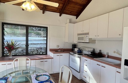 St. Thomas Cabaña | Waterfront Beach House with Secluded Private Beach