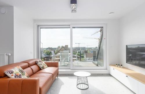 Middelkerke Apartamento | Newly built rooftop flat with sun-facing terrace
