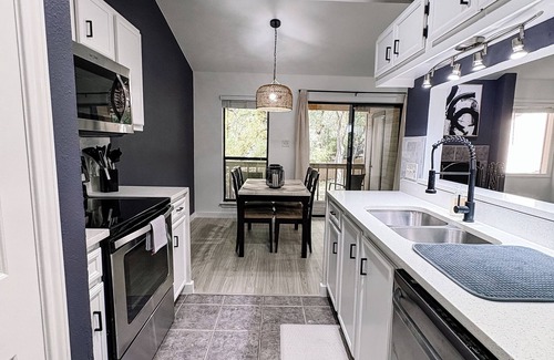 Waters Park Condominio | Newly Renovated Condo - Deck, Pet-Friendly, WFH