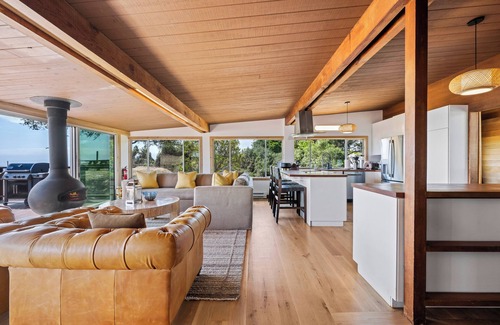 Bolinas Casa | Espectacular frente al mar con vistas panorámicas incomparables de olas rompientes