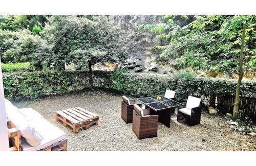 Les 3 Ponts Apartamento | Nice apartment F 2 with terrace and garden, swimming pool