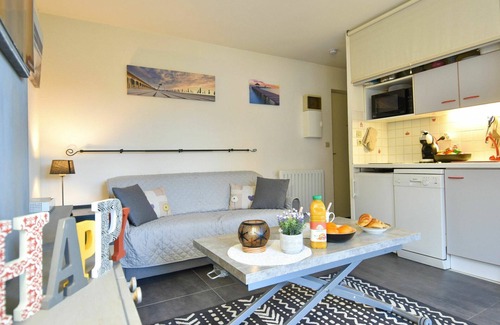 Benerville-sur-Mer Apartamento | Precioso apartamento para 2 personas con WIFI, TV, balcón y aparcamiento