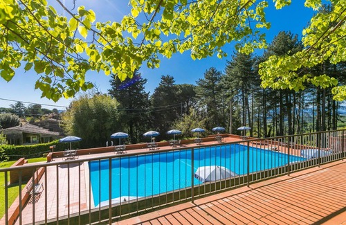 San Vivaldo Villa | Bonito apartamento en villa con WIFI, piscina, TV, terraza, vista panorámica, aparcamiento