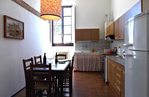 Scarperia e San Piero Villa | Bonito apartamento en villa para 6 personas con piscina, WIFI, TV, vista panorámica y aparcamiento
